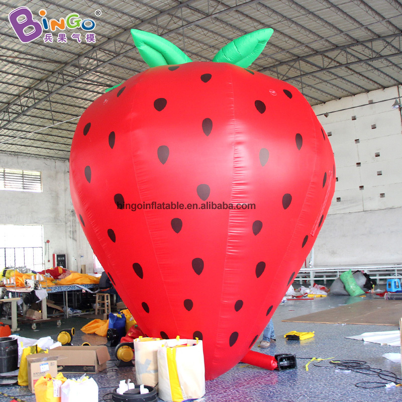 Inflatable Strawberry for Event Decoration Blow Up Fruit Balloon