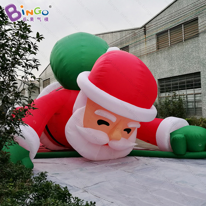 Christmas Ornaments Giant Inflatable Santa Claus Climbing Wall Inflatable Santa Claus