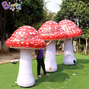 Bingo Inflatable Mushroom Led Lighting Stage Decoration Giant Inflatable Mushroom Custom