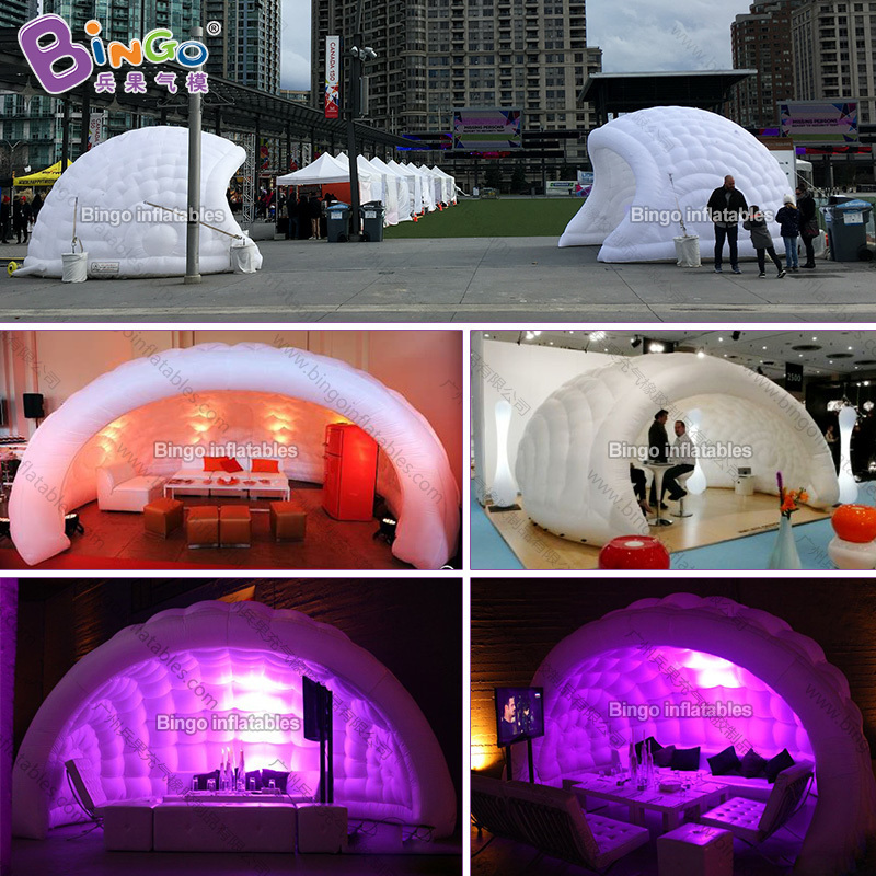 FREE SHIPPING 4X3.4X2 meters inflatable igloo camping tent / outdoor garden igloo / inflatable igloo dome