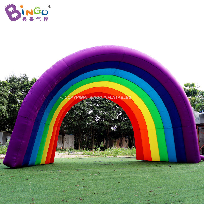 Inflatable Arch Events Custom Advertising Inflatable Entrance Arch Decoration Inflatable Rainbow Arch Led