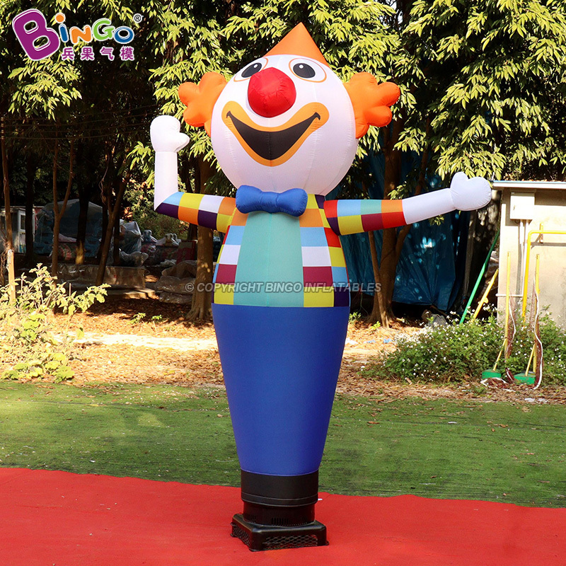 Personalized Inflatable Clown Toys Air Dancer For Children Event Decoration Clown Costume Figure Sky Dancer Tube Balloon