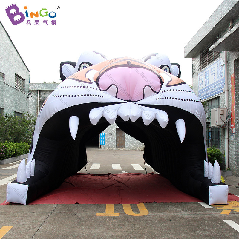 Factory custom made giant inflatable football tunnel tent inflatable mascot tunnel for football game