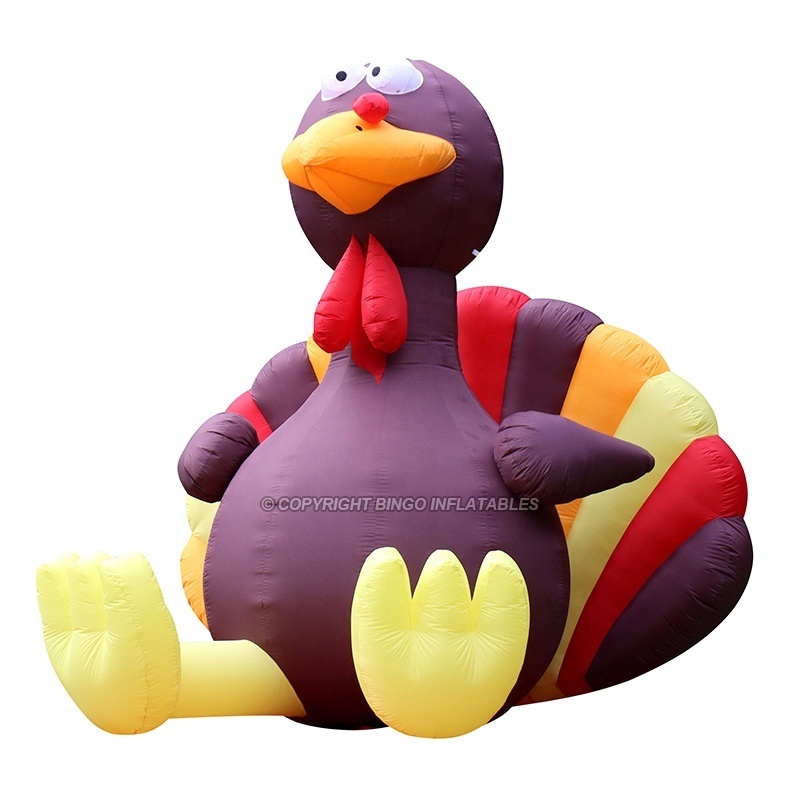 2024 Advertising Inflatables Mascot Cartoon Inflatable Chicken Toys Giant Inflatable Turkey Custom