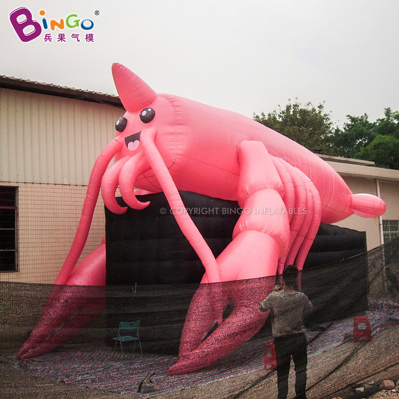 Bingo Outdoor Building Large Hanging Lobster Inflatable Led Lighting Lobster Giant Inflatable Lobster For Advertising