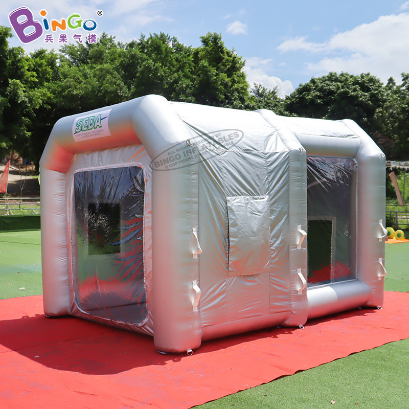 Portable Inflatable Spray Car Painting House Tent Outdoor Inflatable Car Spray Booth Tent