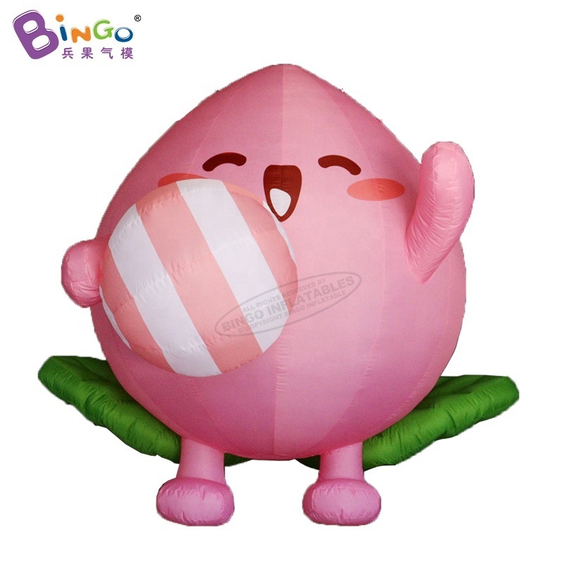 Outdoor Advertising Inflatable Fruits Model Decorative Hanging Peach Balloon Giant Inflatable Peach Cartoon