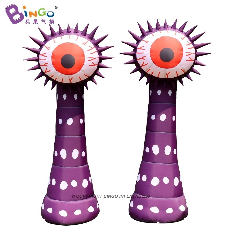 Personalized 2.2 Meters High Inflatable Halloween Eyeball Flower Monster Giant Inflatable Eyeball