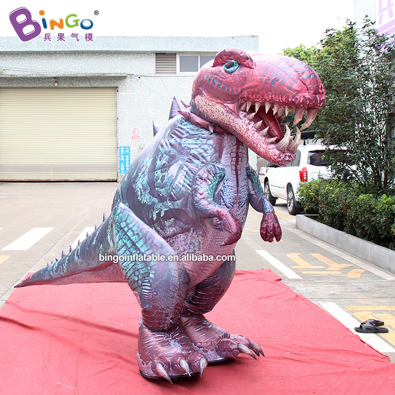 Advertising Inflatables Customized Realistic Giant Walking Moving Inflatable Dinosaur Costume Outdoor For Events Display