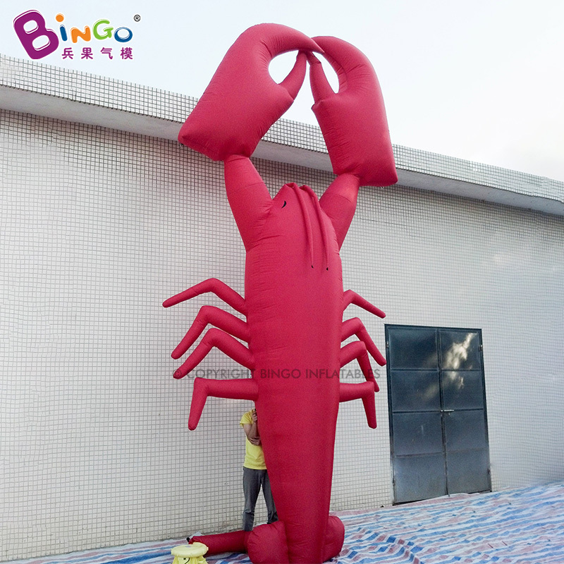 Bingo Outdoor Building Large Hanging Lobster Inflatable Led Lighting Lobster Giant Inflatable Lobster For Advertising