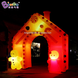 Good Quality advertising inflatable candy arches giant inflatable Christmas archway for outdoor decoration