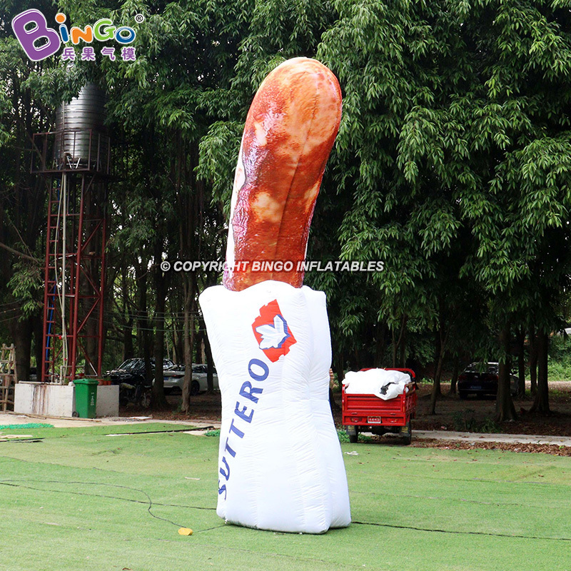 Newly Design LED Lighting Inflatable Hot dog / Inflated Sausage Balloon toy for advertising