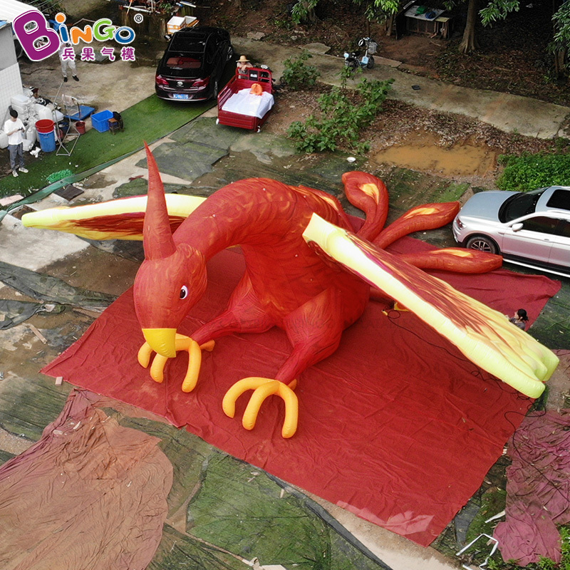 Flash Sale Giant Inflatable Phoenix Bird Mascot Model Doll For Decoration Inflatable Animal Toy