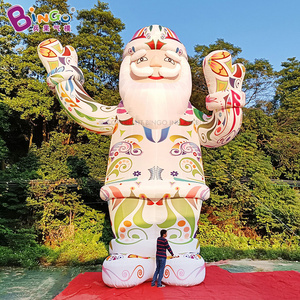 Customized colorful advertising inflatable large Santa Claus Bingo inflatable Christmas yard outdoor decoration