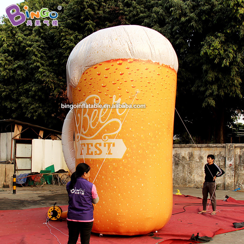 Hot Sale Customized Giant Inflatable Beer Mug Inflatable Model For Club Party Bar Advertising Decoration