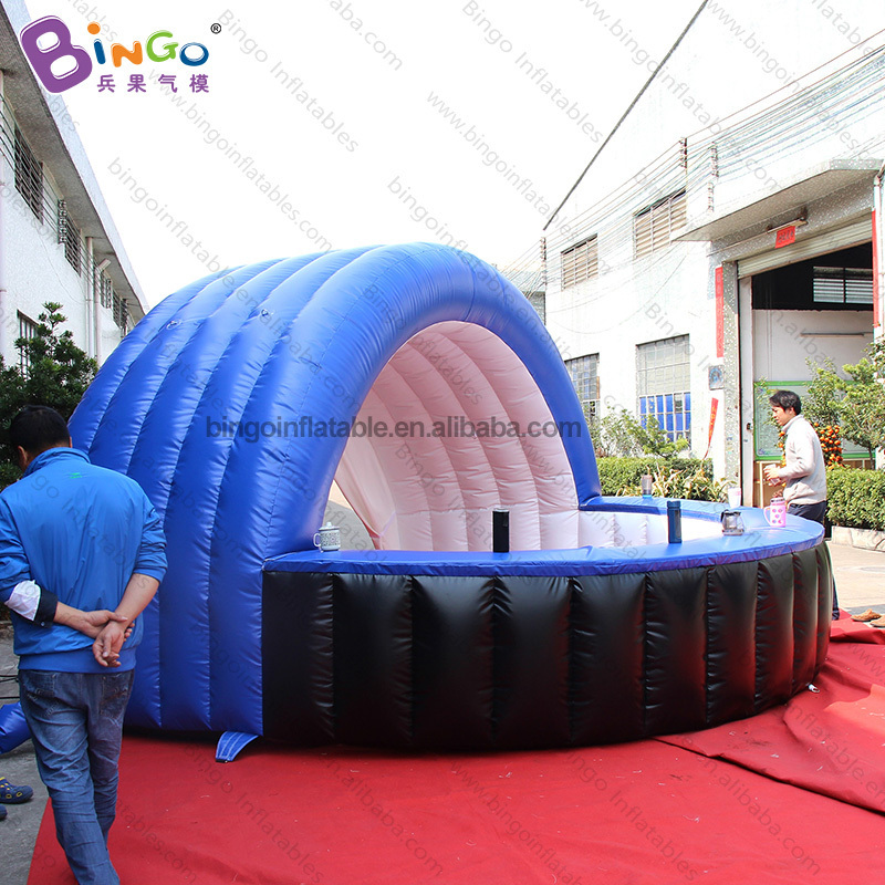 Advertising Inflatable Bar Outdoor Events Inflatable Kiosk Tent Tiki Bar Portable Inflatable Counter