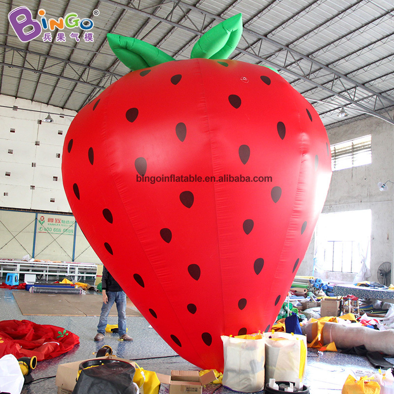 Inflatable Strawberry for Event Decoration Blow Up Fruit Balloon