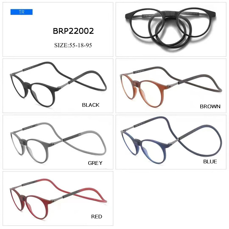 Magnet Necklace Optics Fashion Plastic Frame Magnifying Luxury Hang Neck Reading Glasses