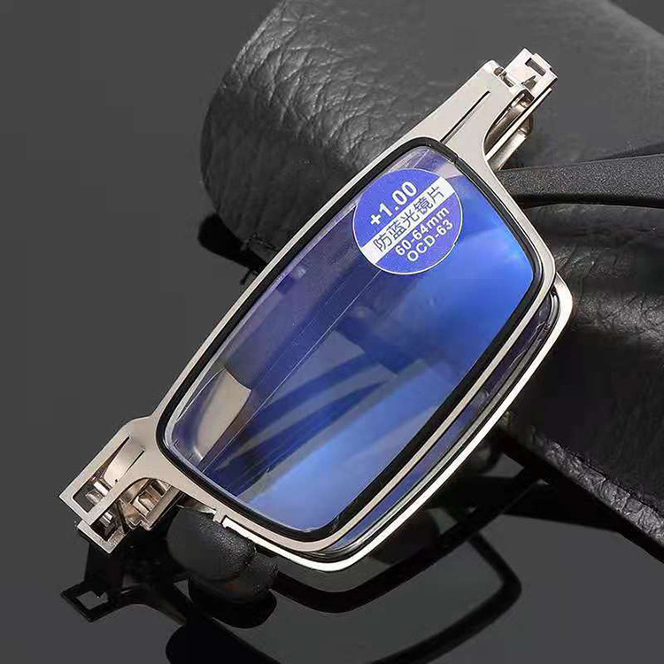 Unique 1.5 Design Optics Folding  Blue Light Blocking Reader With Cases Portable Reading Glasses