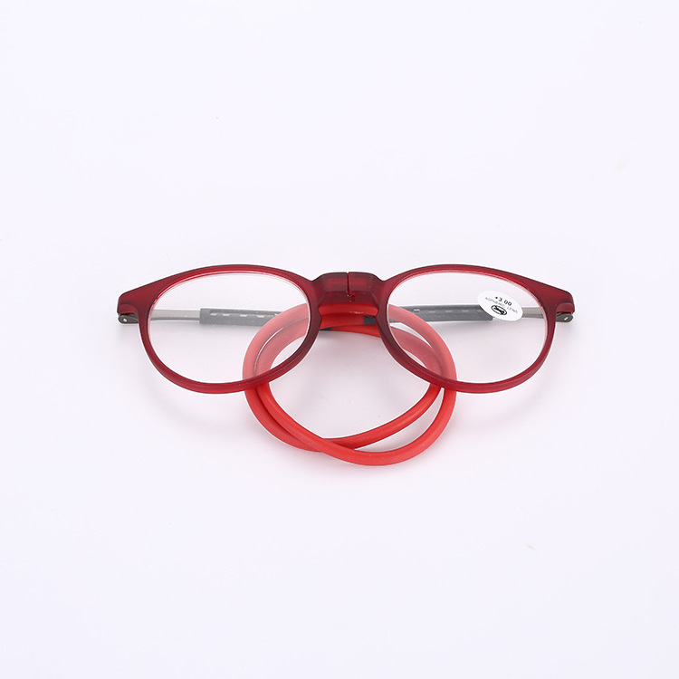 Magnet Necklace Optics Fashion Plastic Frame Magnifying Luxury Hang Neck Reading Glasses