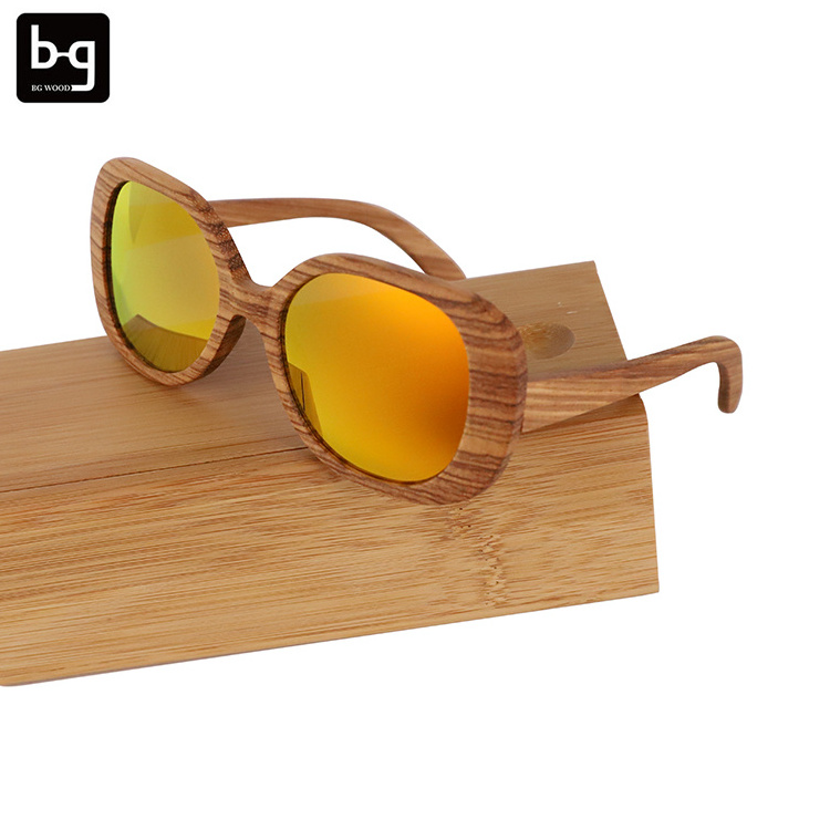 Hand polished womens sunglasses 2024 wooden sunglasses uv400 wholesale wood gafas