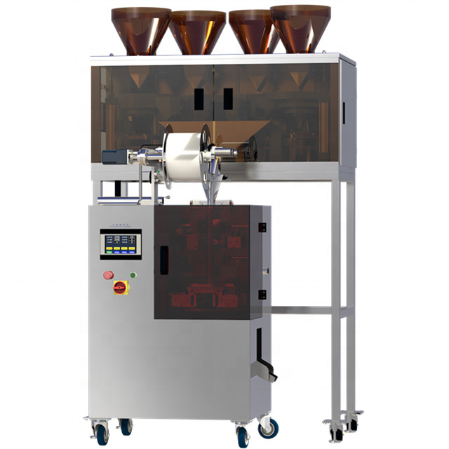 Most Popular Flavor Tea Packing Machine with Thread and Tag Automatic Bag Packaging Machine Tea Pyramids Bag Packing Machine