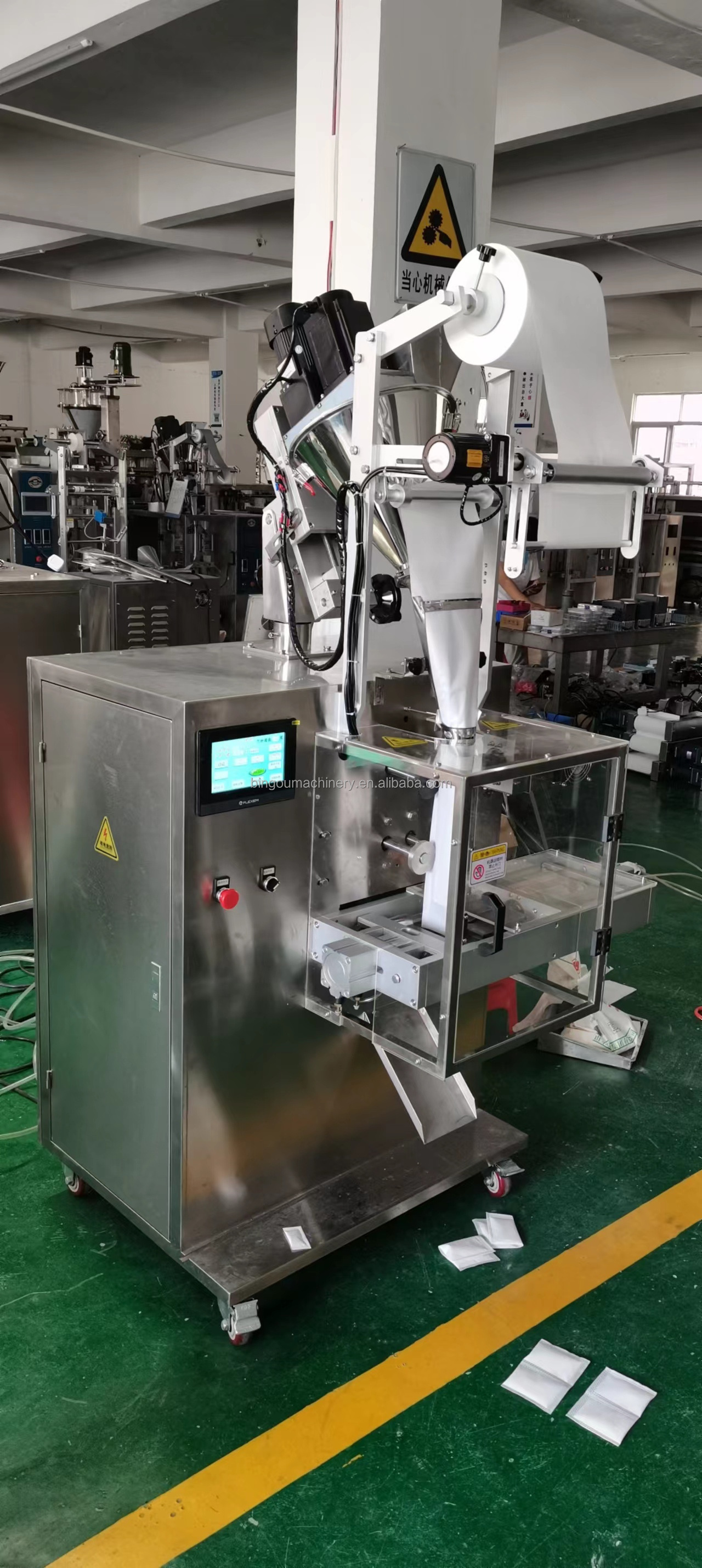 Most Popular Full Automatic Ultrasonic Packing Machine Heating Powder Bag Non-woven Fabrics Bag Packing Machine for Sale