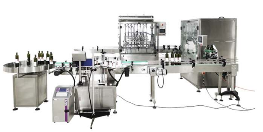 Automatic Liquid Bottle Filling Capping Labeling Machine Packing Machine for Bottles Package