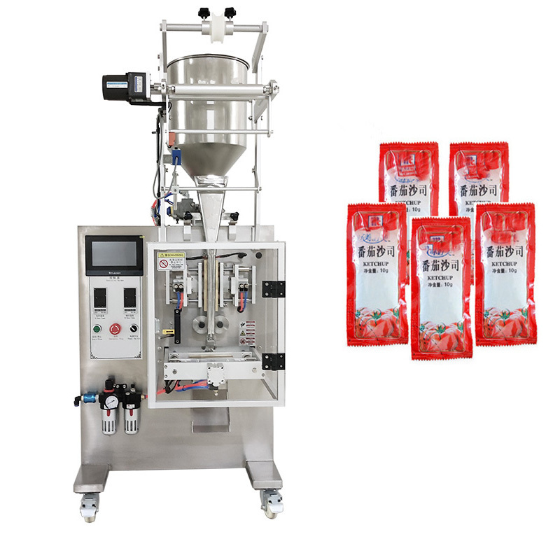 Best Sold Ketchup Sachet Packaging Machine Filling Tomato Paste Packing Machine Chili Sauce Packing Machine