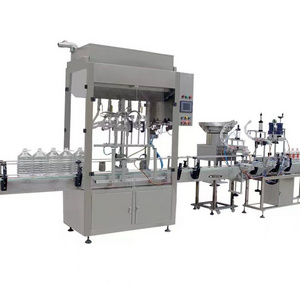 Automatic Liquid Bottle Filling Capping Labeling Machine Bottle Automatic packaging system vial filling and capping machine