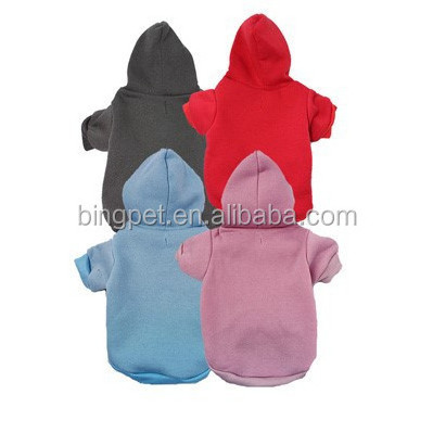 Wholesales Pet Dog Custom Clothes Plain blank Dog Hoodie Pet Clothes