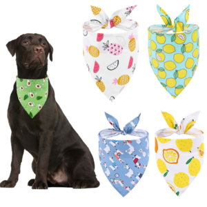 Hot Sale Custom Fashion Triangle Bibs Pet Dog Bandana Scarf