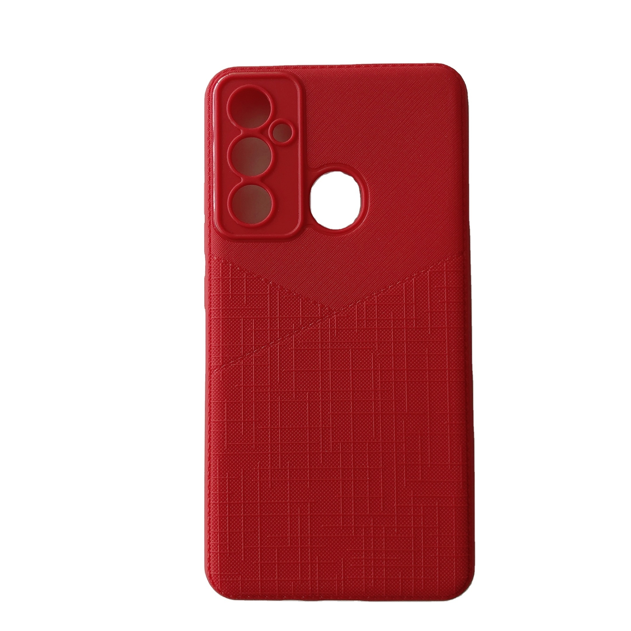 For tecno Infinix Itel TPU knitted texture shockproof cover phone case