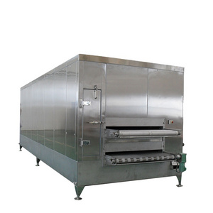 Vegetable freezing machine fast frozen fish processing machinery cryogenic quick freezer