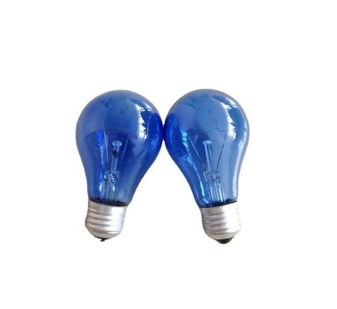 incandescent A19 60W E27  Classic natural blue bulb