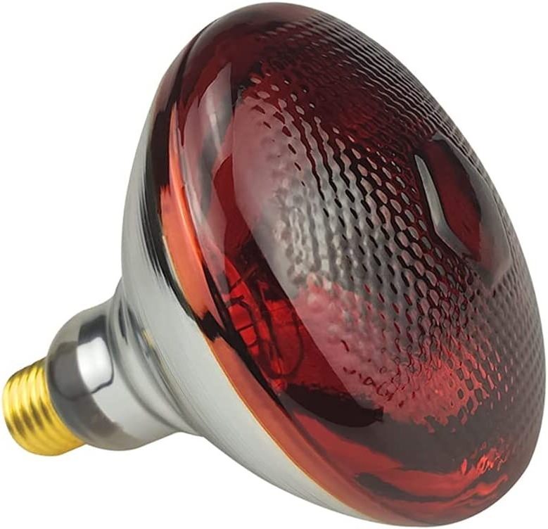 Heat Lamp Red Infrared Bulbs PAR38 150Watt Glass Lamp Bulb for Food Service, Brooder Bulb, Chicks, Pet, Bathroom