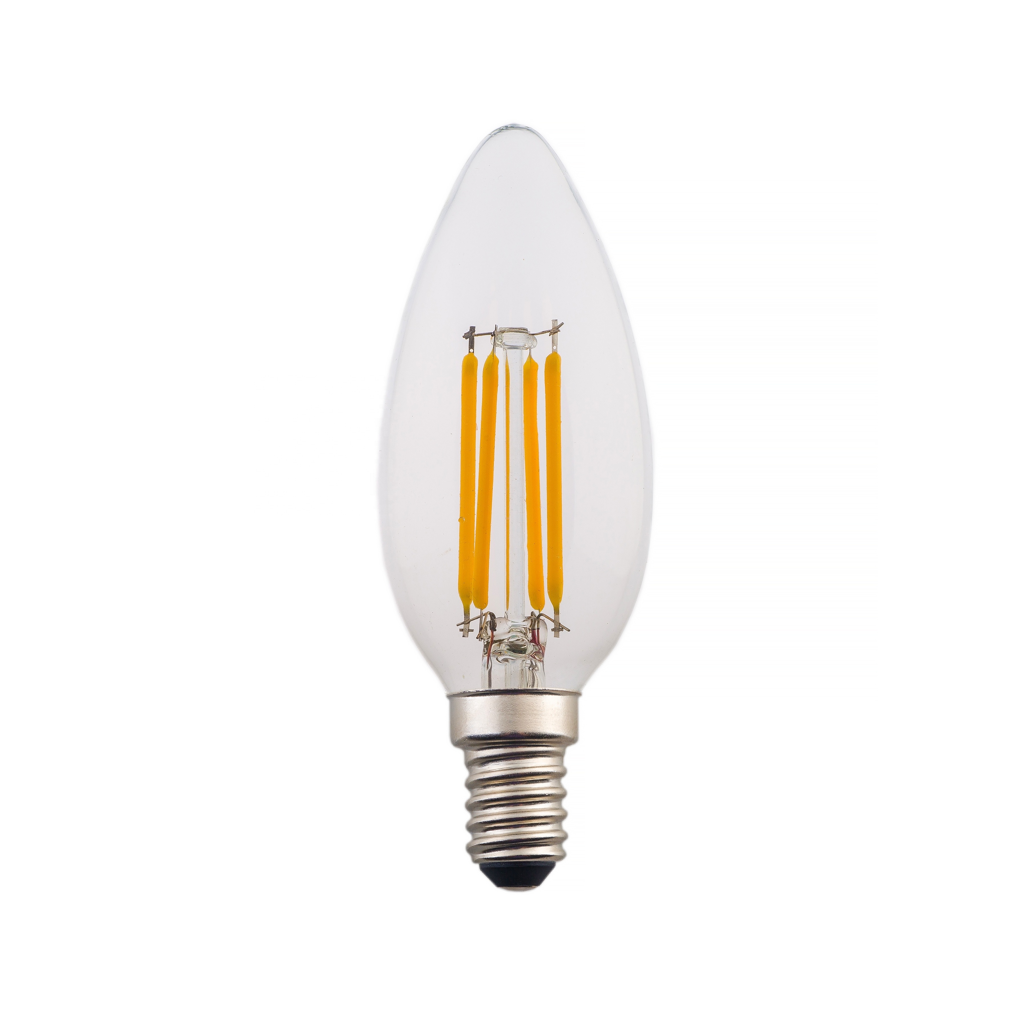 E12 E14  B11 4watt  Dimmable LED filament  Candle Bulbs  40W Equivalent