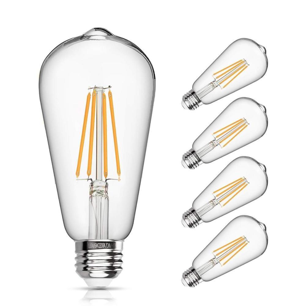 Antique Style Soft light Edison LED Bulbs ST64 led edison bulb vintage style For healty life