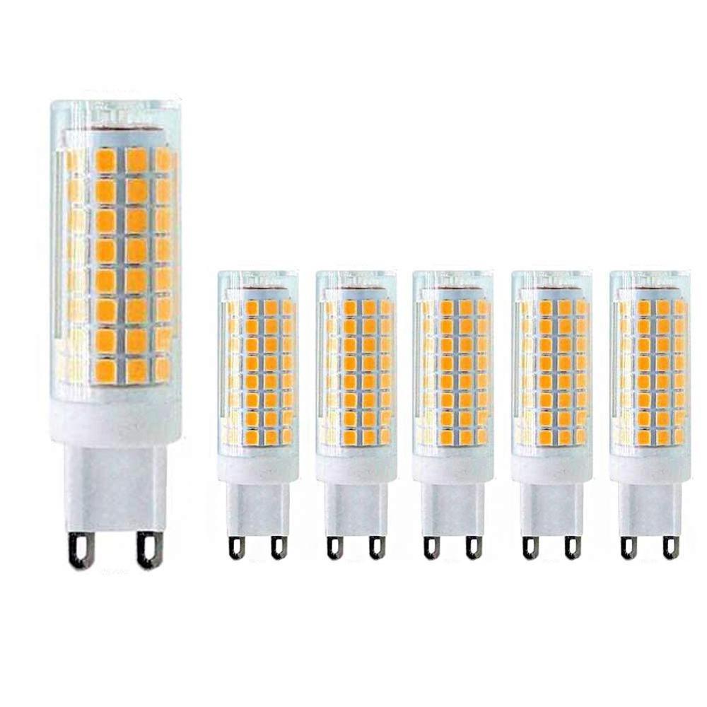 SMDG9 LED Bulbs Non-Dimmable 110-130V 5W Warm White 3000K SMD Energy Saving Light Bulbs 40W Halogen G9 Led Bulb