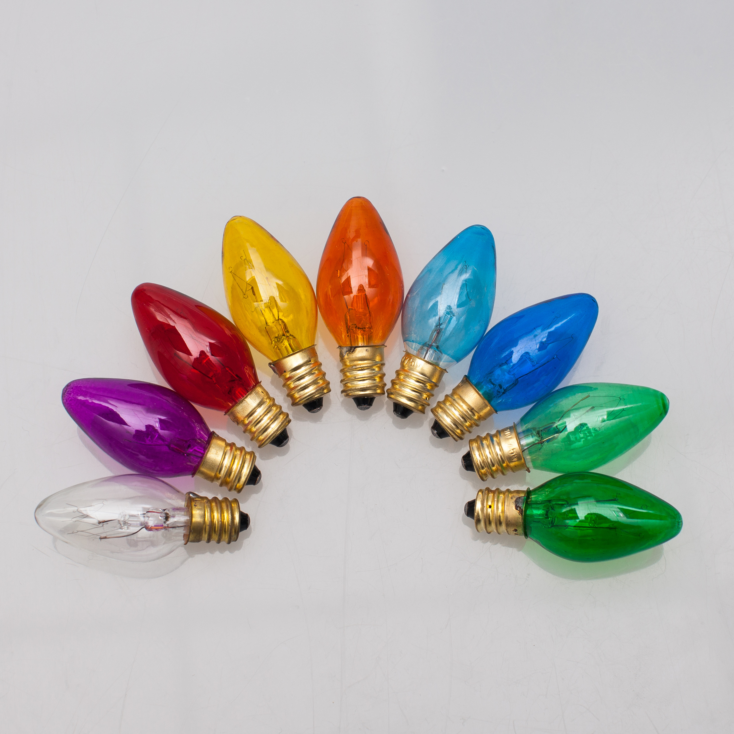 string colour lamp night bulb Decorative Candle C7 Small Christmas Lighting General Light Bulbs