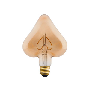 new design unique led bulb heart special led filament bulb for party