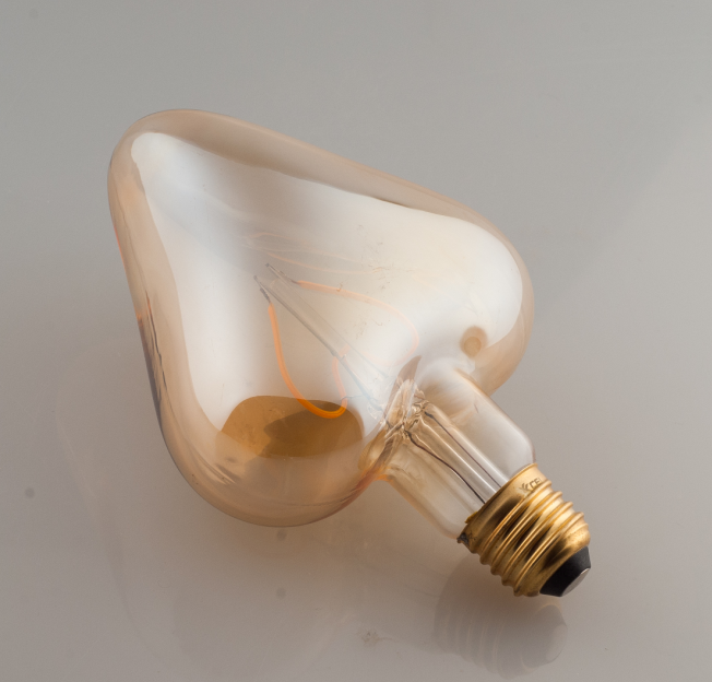 new design unique led bulb heart special led filament bulb for party