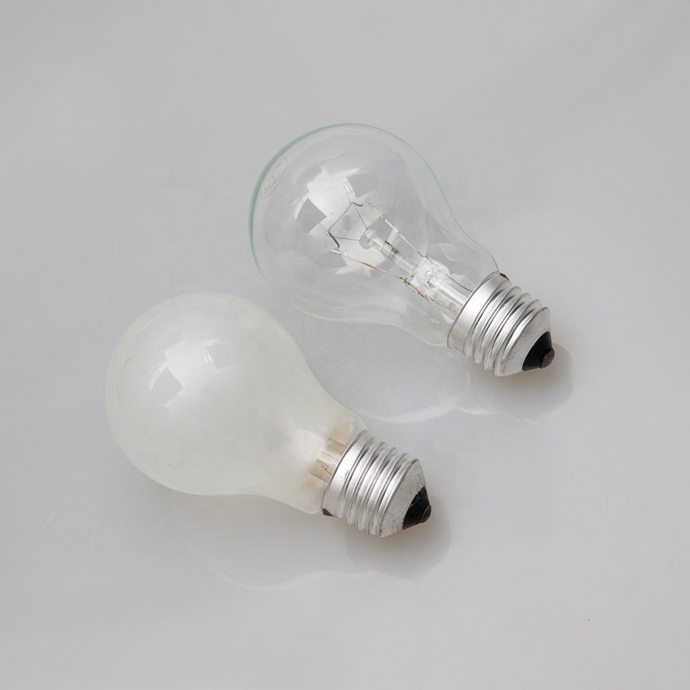 factory supplied Incandescent bulb edison bulb A60 60W 100W E27 base