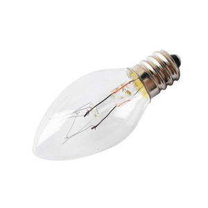 Incandescent Clear bulb C7 220-240V 15W E14 Night Light bulb for Refrigerator Light Bulb