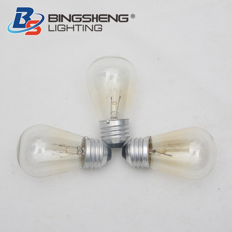 S14 Incandescent bulbs 110V 220V E27 S14 bulb clear body warm white for home restaurant hotel