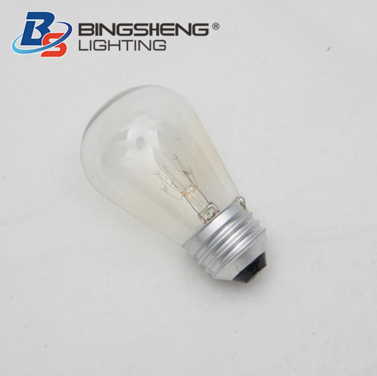 S14 Incandescent bulbs 110V 220V E27 S14 bulb clear body warm white for home restaurant hotel