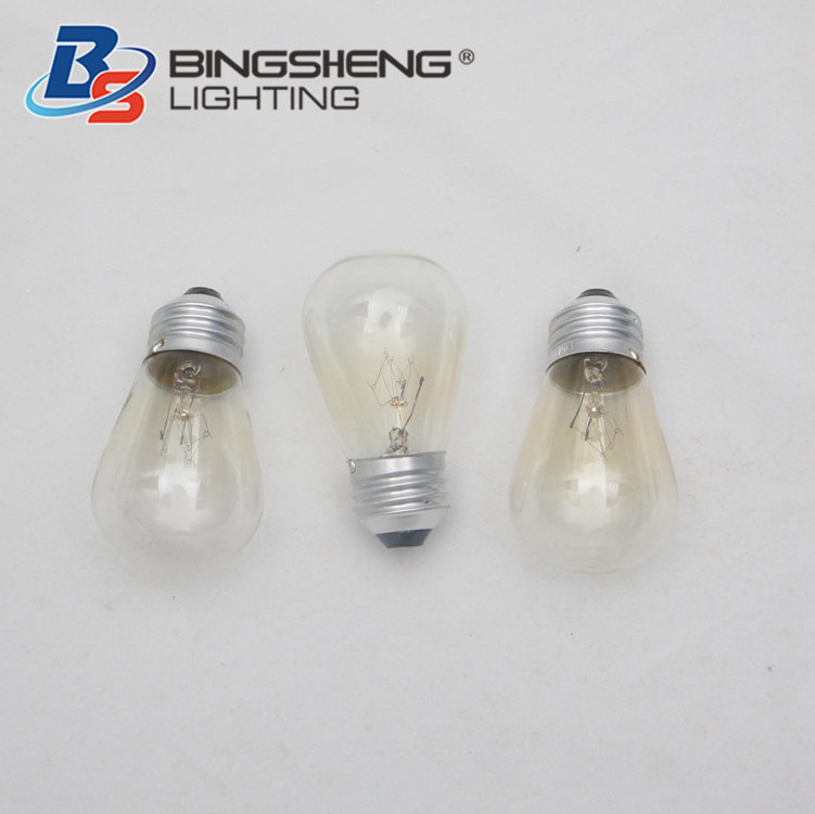 S14 Incandescent bulbs 110V 220V E27 S14 bulb clear body warm white for home restaurant hotel