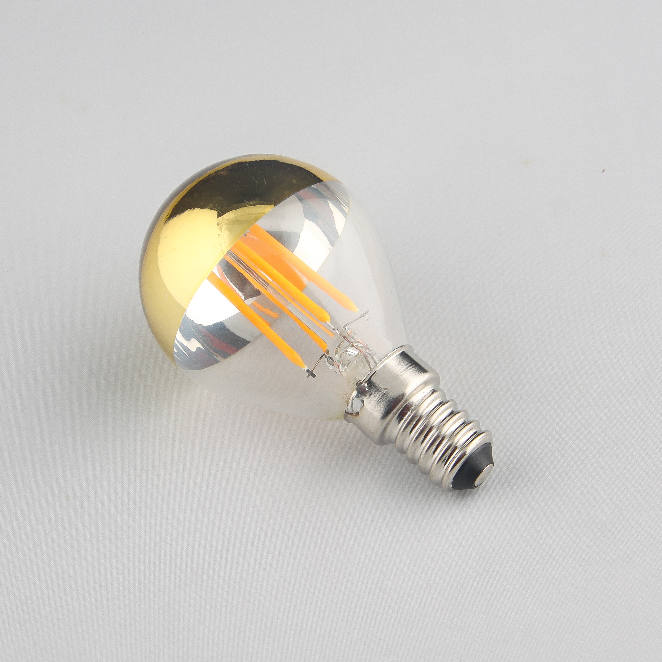 half mirror light bulb 4W Raw Material Dimmable Light G45 High Power Led Bulb