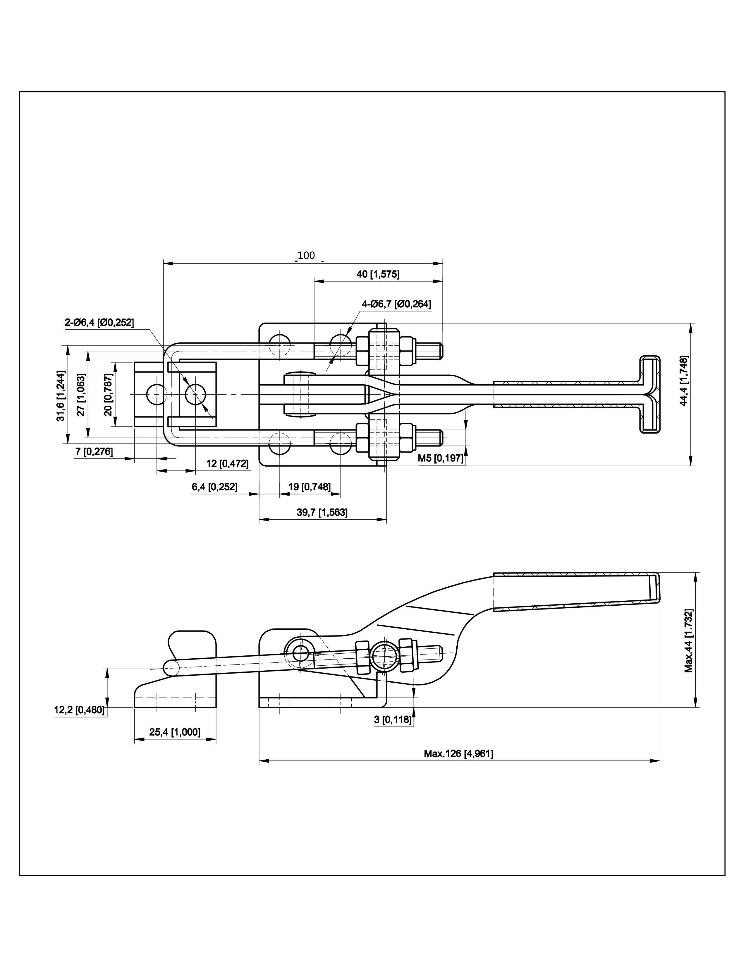 toggle clamps hold down latch style  431 line action clamps whit toggle lock latch toggle clamps with u hook