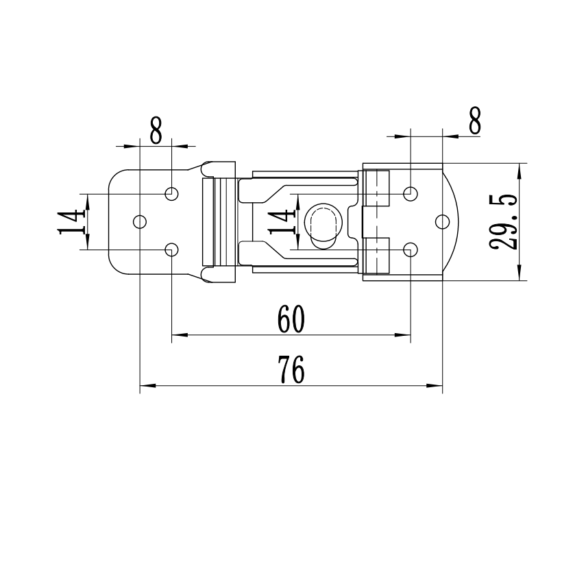 Spring Toggle Latch Adjustable Latch Hardware Box Fasteners Woodworking Tools Wing Turn Clamp Butterfly Toggle Latch